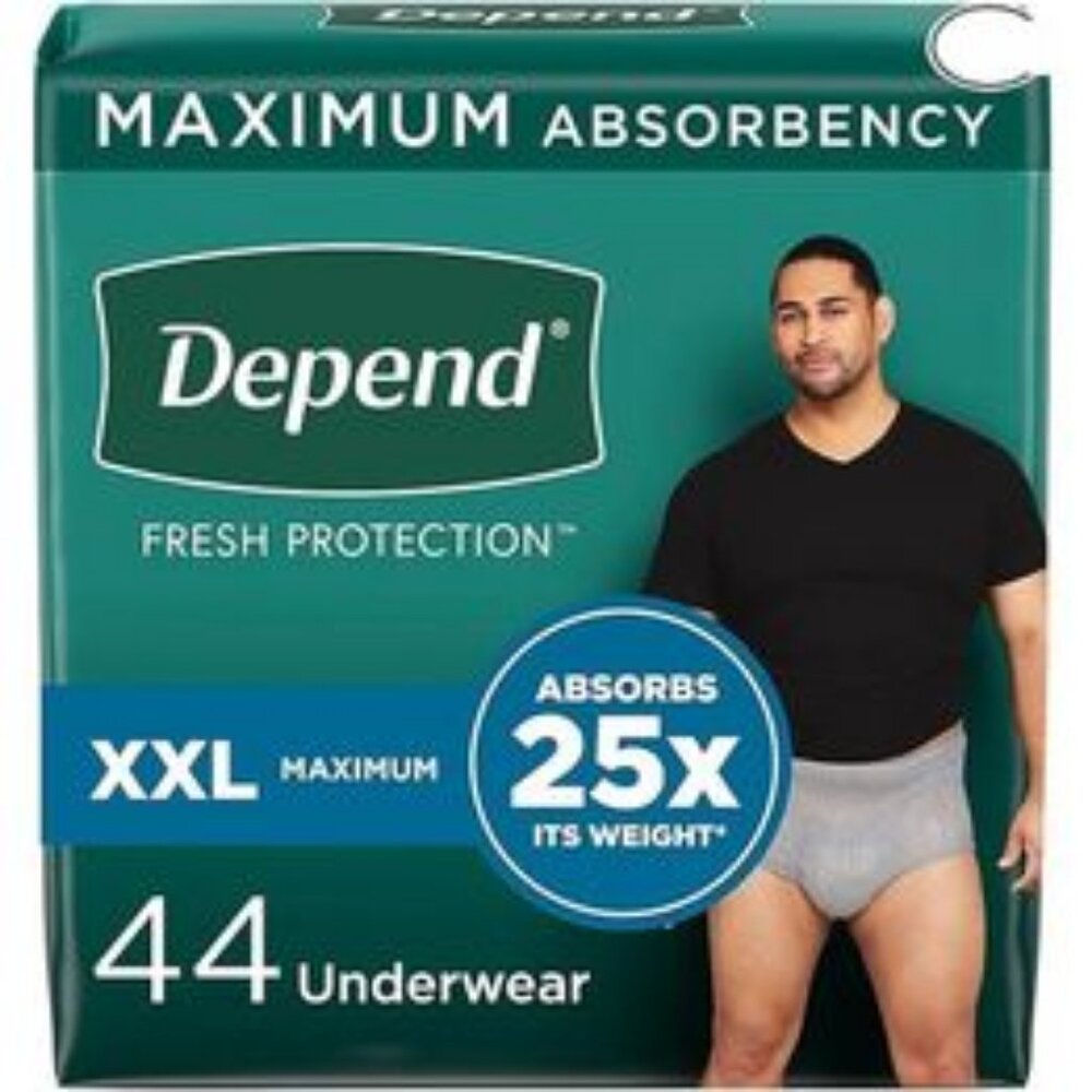 COPY - Depend Fresh Protection Adult Incontinence Underwear for Men, Maximum XX…